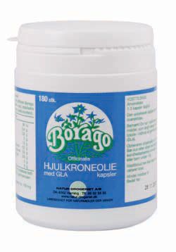 Borago Hjulkroneolie 500 mg kapsler 180 stk.
